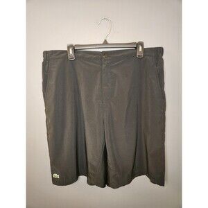 Lacoste Sport Shorts Men's‎ 8 3XL Black Performance Golf Stretch 10"